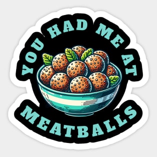 Meatball Italian Summer Meatballs Sticker
